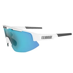Bliz Matrix, White/Smoke with blue multi