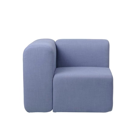 Lagoon Modul Höger Hörn Light Blue
