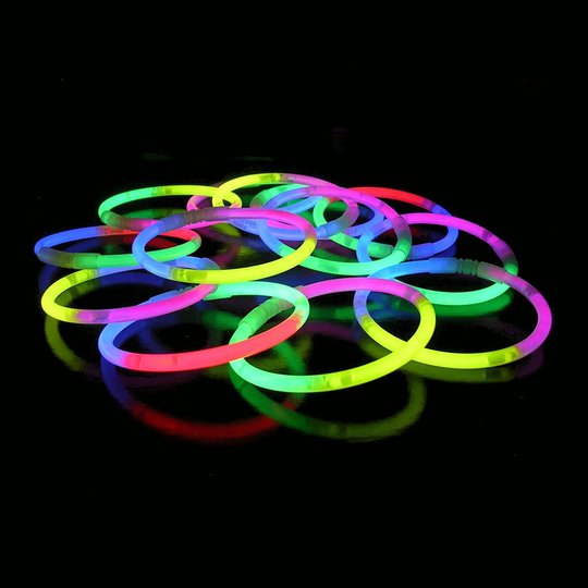 Självlysande Armband (Tri-color) - 100-pack