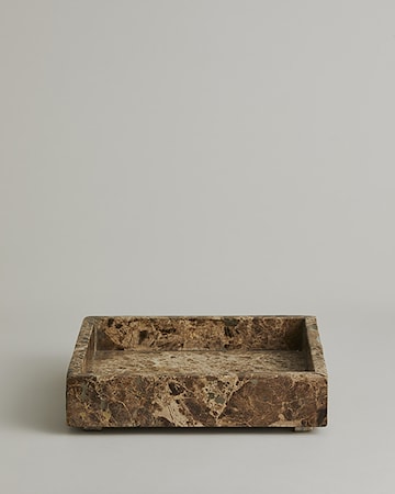 AYU Marmor Bricka Large square Brun