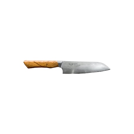 Kaizen Kockkniv Santoku 18 cm Olivhandtag