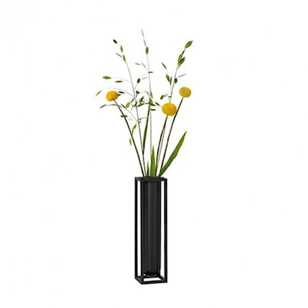 Kubus Vas Flora Svart