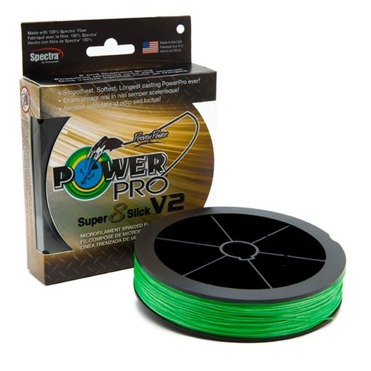 PowerPro Super 8 Slick V2 Aqua Green 135 m flätlina