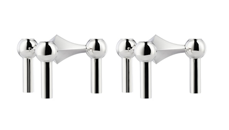 Ljusstake Nagel Krom 2 pack