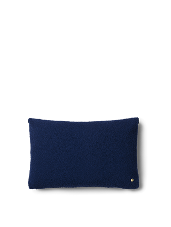 Clean Kudde Ull Boucle Deep Blue