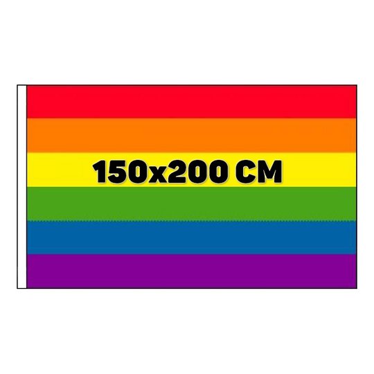 Prideflagga för Flaggstång - 150x200