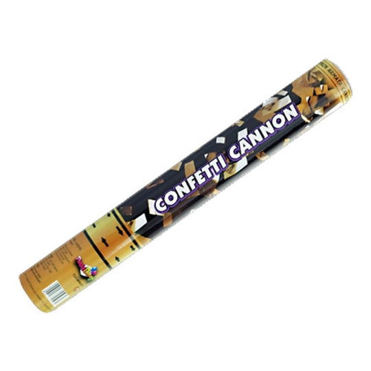 Konfettikanon Metallic Guld - 40 cm