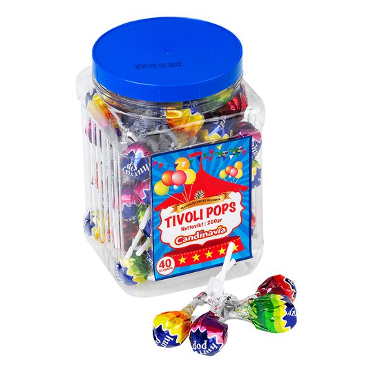 Tivoli Pops Klubbor - 40-pack