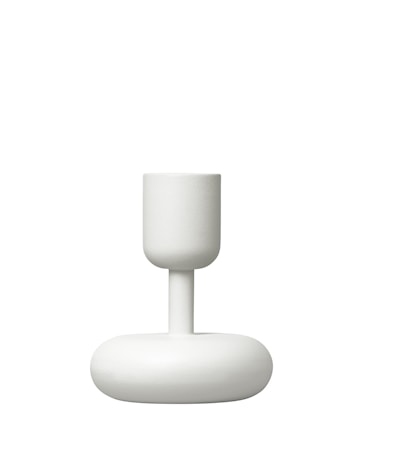 Nappula ljusstake 107 mm Vit