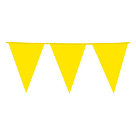 Flaggirlang Gul - 10 meter